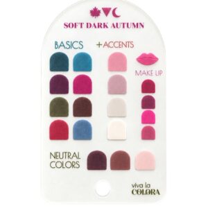 Soft Dark Autumn – breloczek kolorystyczny Viva La Colora