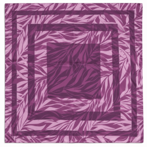 Apaszka 100% poliester 90×90 purple botanica