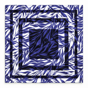 Apaszka 100% jedwab 90×90 Blue Shadow