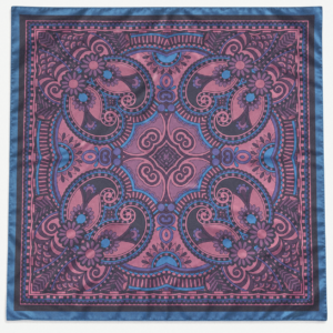Apaszka 100% poliester 60×60 soft paisley