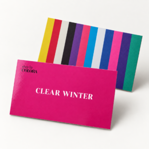 Wizytówka – Clear Winter Viva La Colora