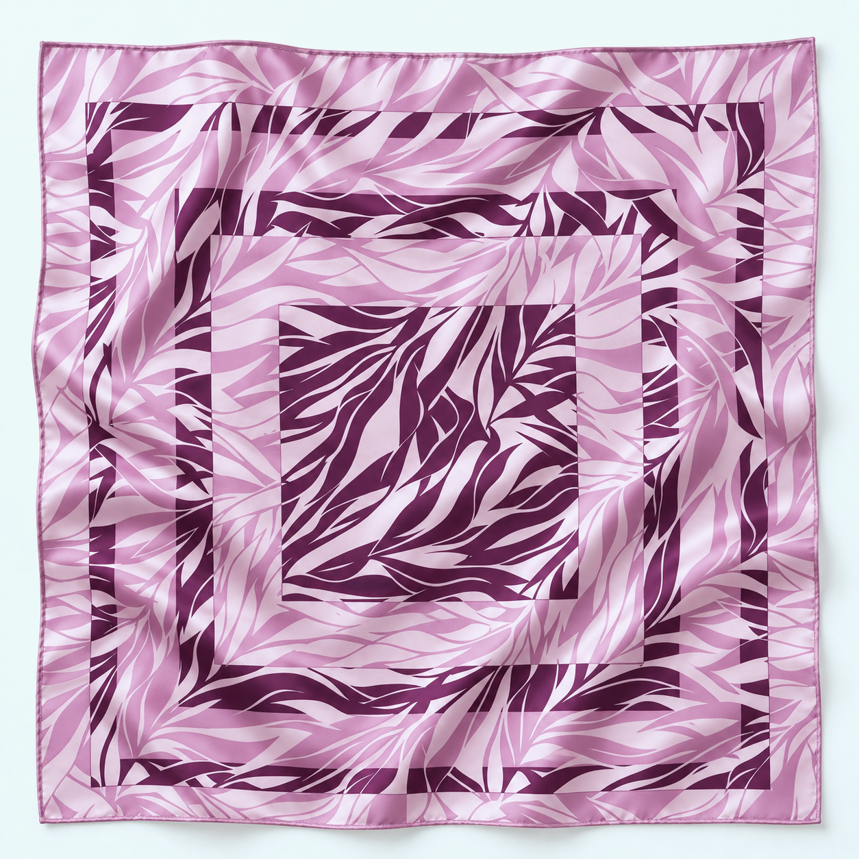 Apaszka 100% jedwab 90×90 soft purple
